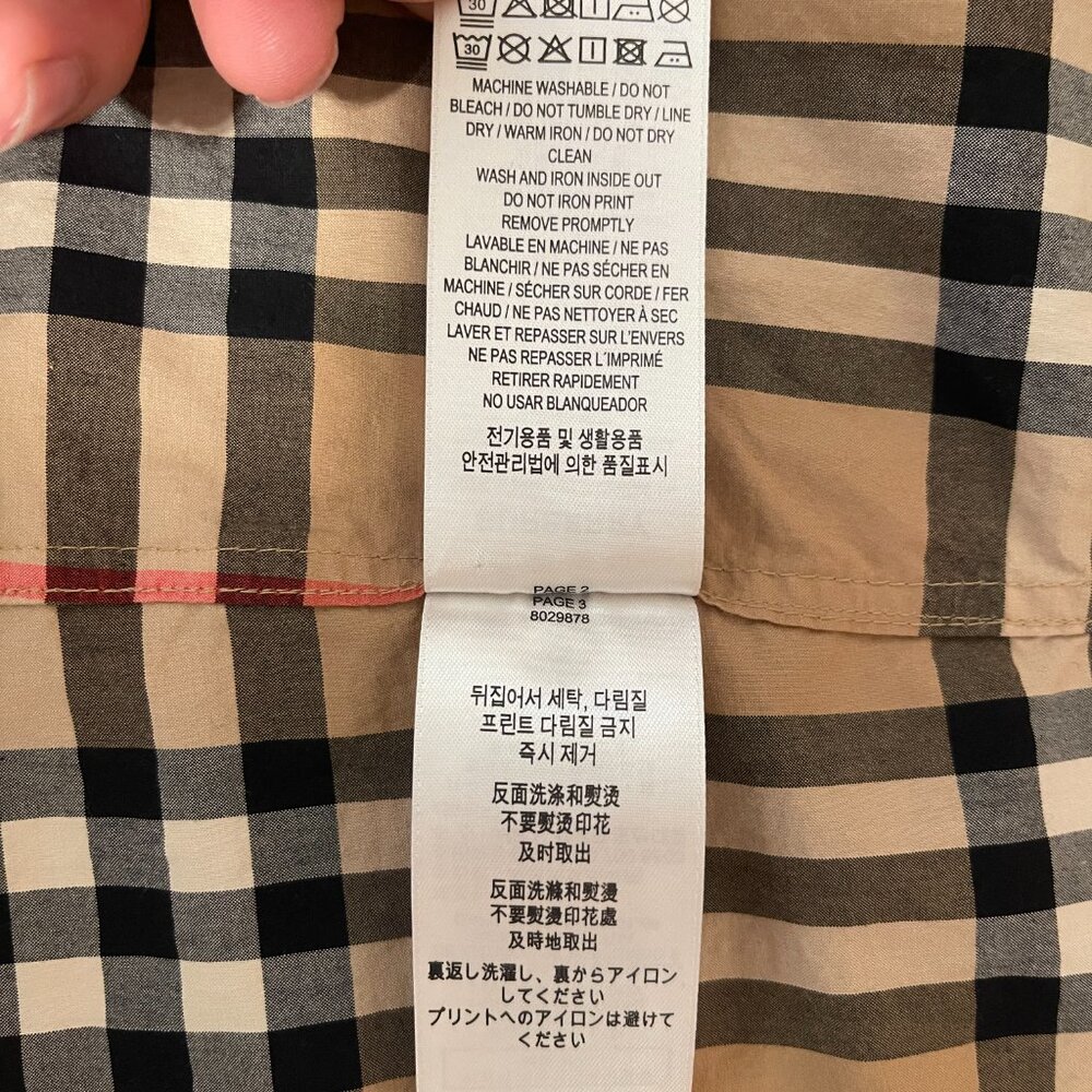 Burberry Men Dress shirt XS - Picture 9 of 11